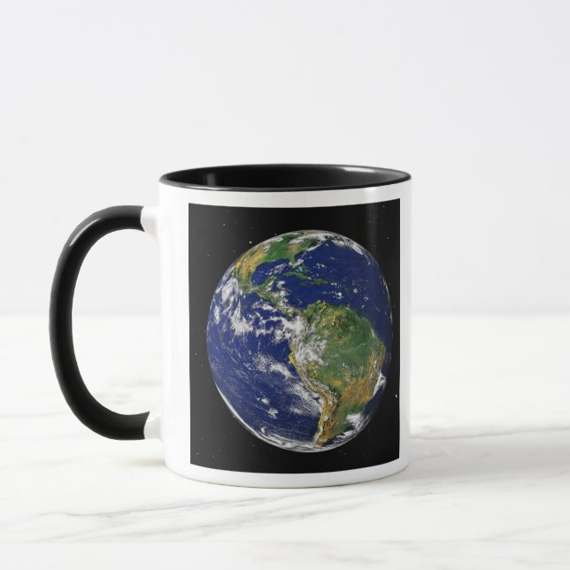 Taza Tierra completa mostrando América del Sur 2 (Izquierda)