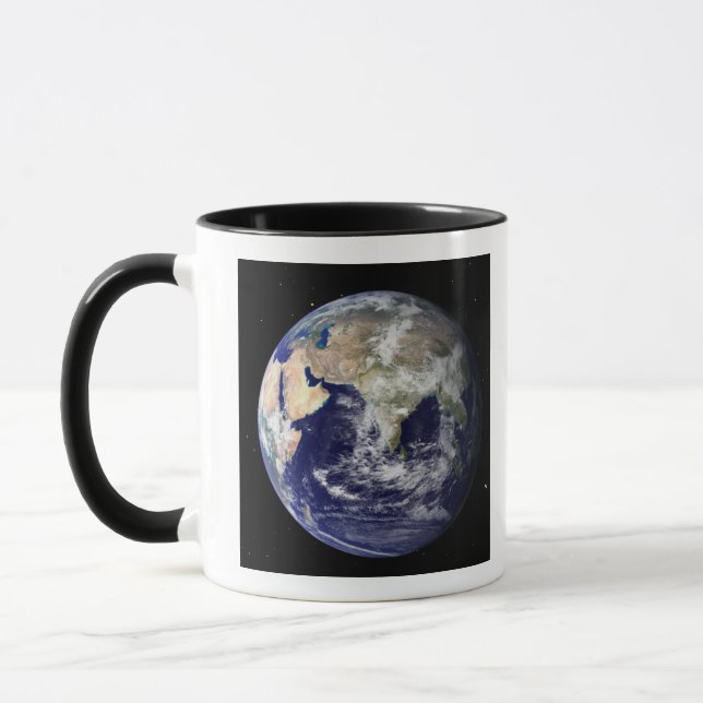Taza Tierra completa mostrando Europa y Asia 2 (Izquierda)
