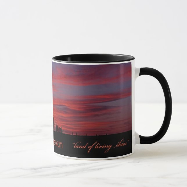 Taza Tierra de cielos vivos Mug (Derecha)