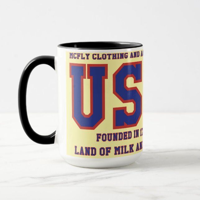 Taza Tierra De Estados Unidos Para Leche Y Miel (Izquierda)