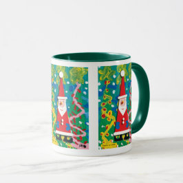 Taza Tierra de maravillas de invierno en Santa Claus - 
