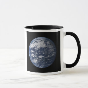 Taza Tierra llena centrada sobre el Océano Pacífico
