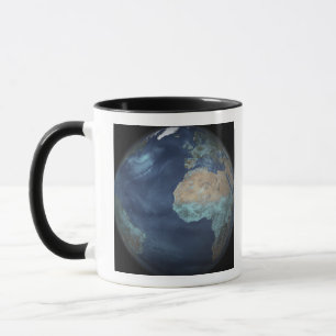 Taza Tierra llena que muestra la evaporación