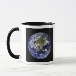 Taza Tierra llena que muestra Norteamérica 3