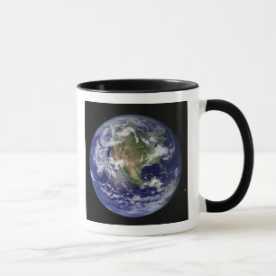 Taza Tierra llena que muestra Norteamérica 4