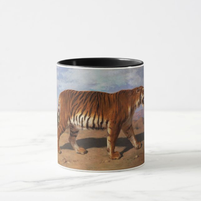 Taza Tigre aletargado (por Rosa Bonheur) (Centro)