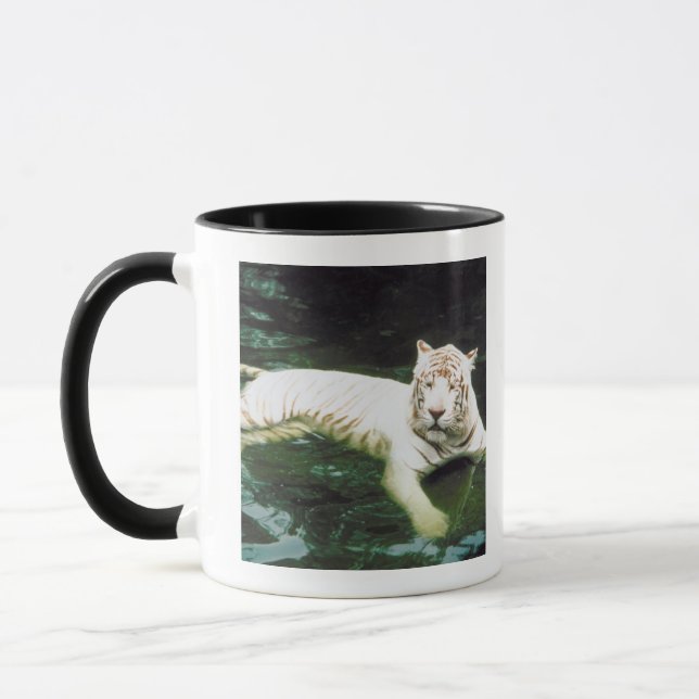 Taza Tigre blanco que nada pacífico (Izquierda)