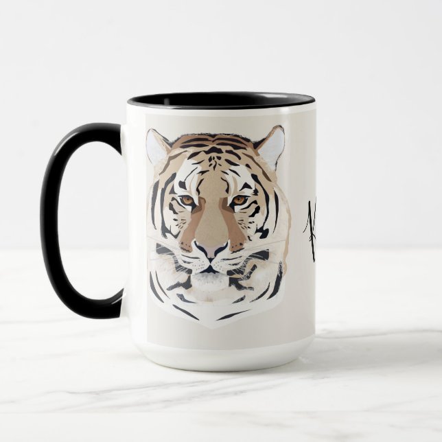 Taza Tigre, cara de tigre, símbolo de 2022 (Izquierda)