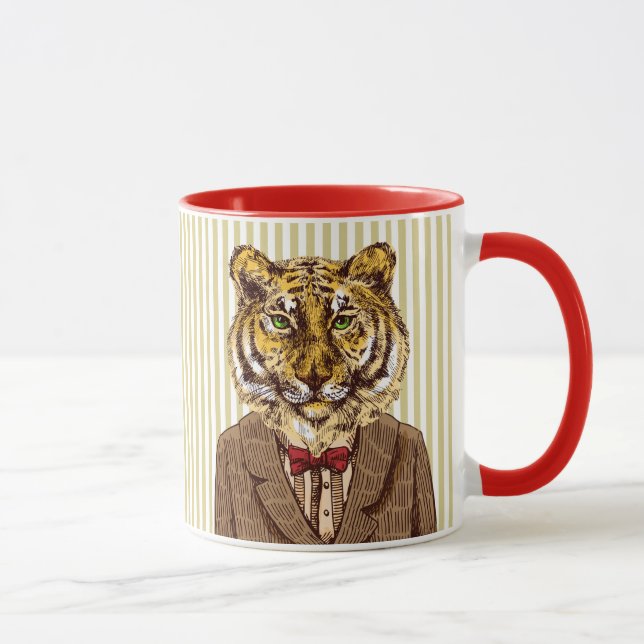 Taza Tigre en ropa nocturna (Derecha)