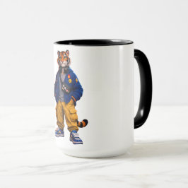 Taza Tigre Genial en Arte de Ropa Urbana - Estilo Tigre