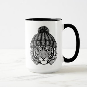 Taza Tigre listo de la moda del invierno