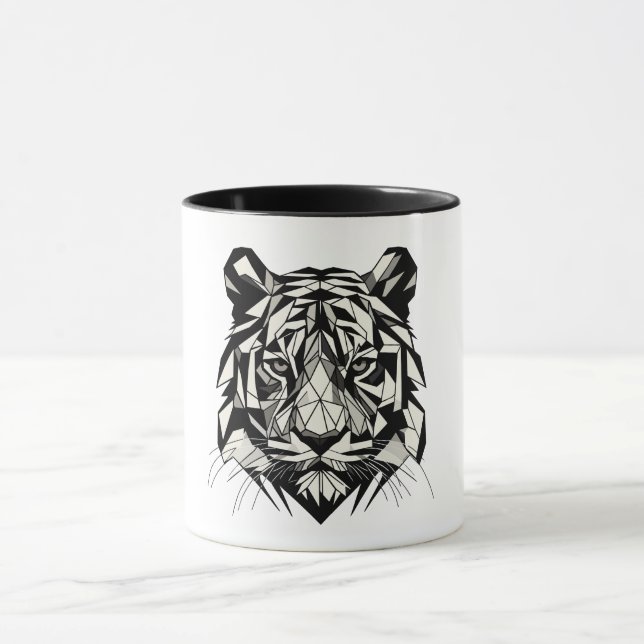 Taza Tigre mirando (Centro)