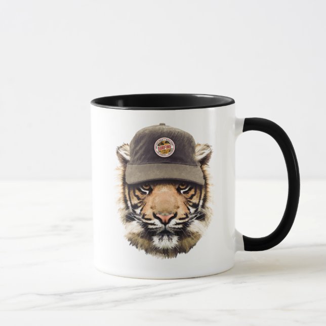 Taza Tigre que practica surf (Derecha)