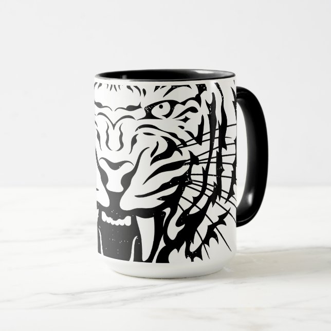 Taza Tigre ruidoso (Anverso derecho)
