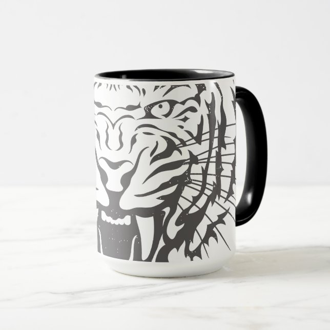 Taza Tigre ruidoso (Anverso derecho)