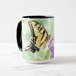 Taza "Tigre Swallowtail en Lila" 