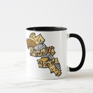 Taza Tim Gunn dice "haga que trabaja "