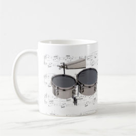 Taza - Timbales (tambores) con partitura