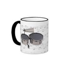 Taza - Timbales (tambores) con partitura