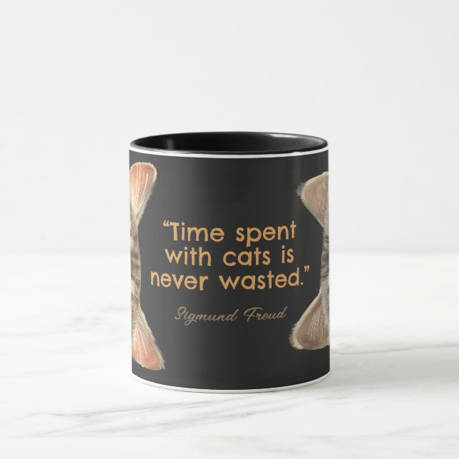 Taza Time Spent With Cats Is Never Wasted (Centro)