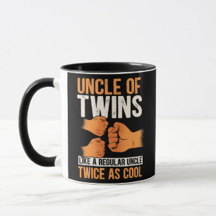 Taza Tío De Gemelos Como Un Tío Regular Solo Que Dos Ve