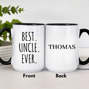 Taza Tío Mejor Personalizado Siempre