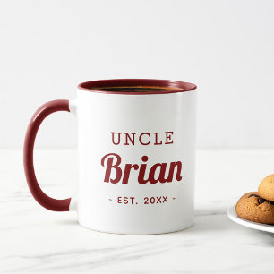 Taza Tío Monograma Mug Personalizado