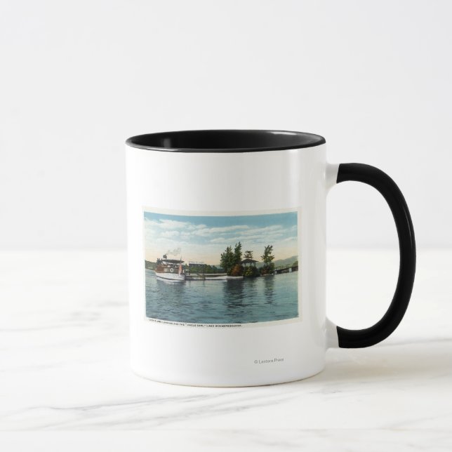 Taza Tío Sam Steamer en el aterrizaje de la isla del le (Derecha)