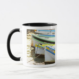 Taza Típicos barcos de pesca provenzales pintados en