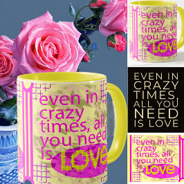 Taza Tipografía adorando la inspiración
