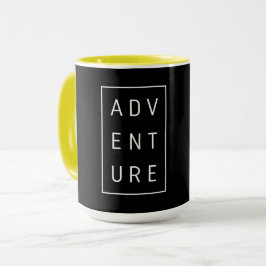 Taza Tipografía de aventura