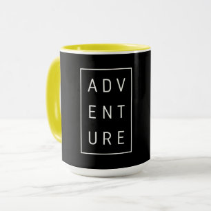Taza Tipografía de aventura