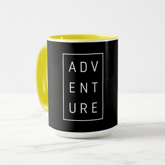 Taza Tipografía de aventura (Anverso izquierdo)