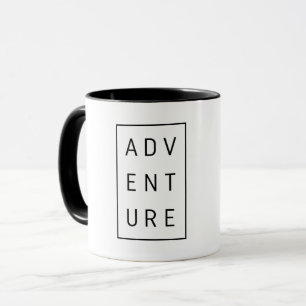 Taza Tipografía de aventura