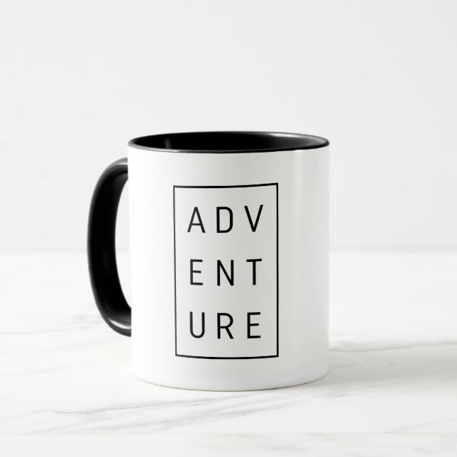 Taza Tipografía de aventura (Anverso izquierdo)