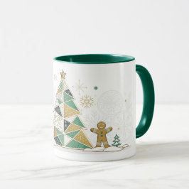 Taza Tipografía de Celebración de Año Nuevo Feliz