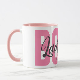 Taza Tipografía de Lady Boss
