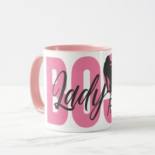 Taza Tipografía de Lady Boss (Anverso izquierdo)