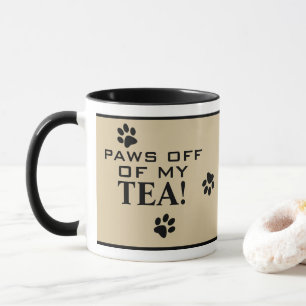 Taza Tipografía de Pata de Perro Té Especialidad de Ama