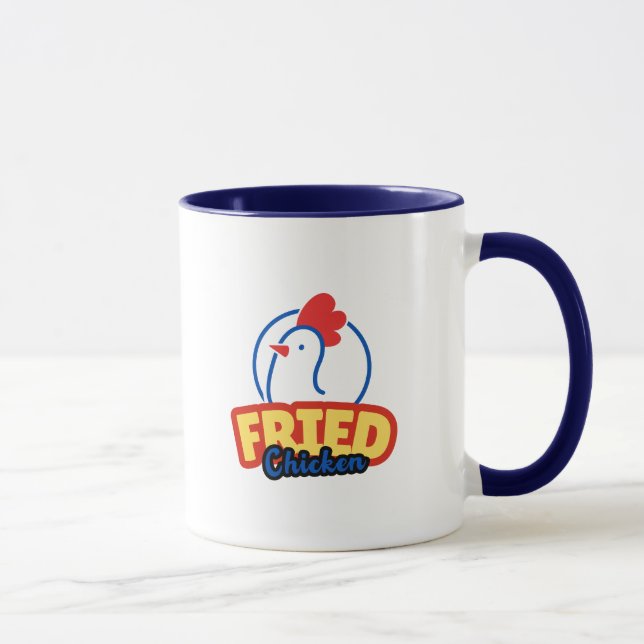 Taza Tipografía de pollo (Derecha)