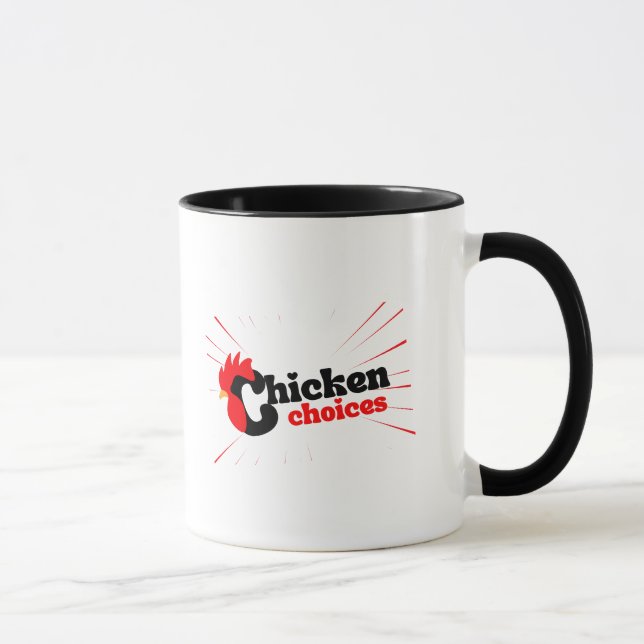 Taza Tipografía de pollo (Derecha)