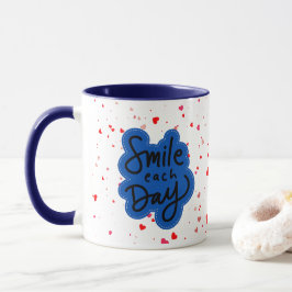 Taza Tipografía de sonrisa