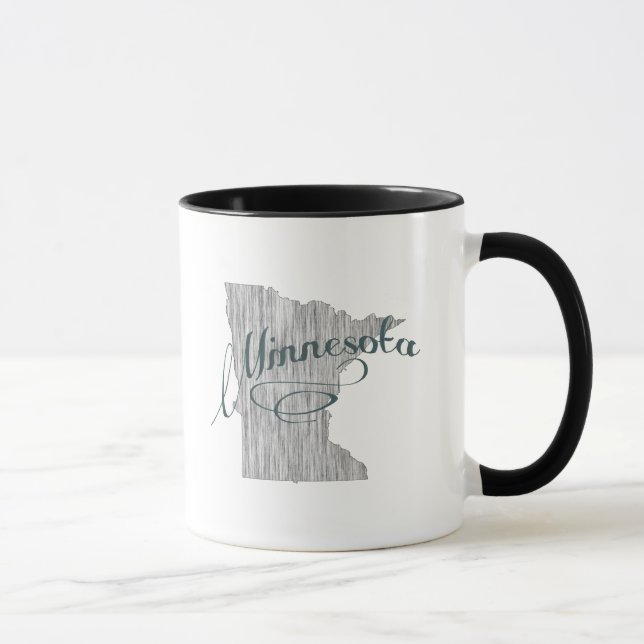 Taza Tipografía del estado de Minnesota (Derecha)