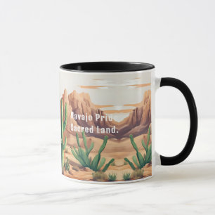 Taza Tipografía del Orgullo Navajo Spirit Mug