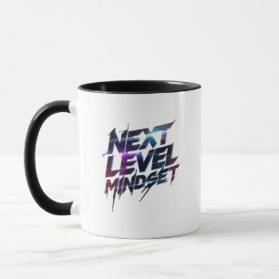 Taza Tipografía futurista con errores para el éxito