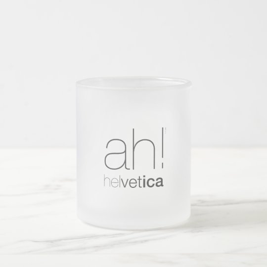 Taza tipografía Helvetica
