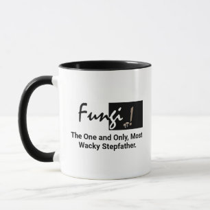 Taza Tipografía humorística personalizada de hongos pos