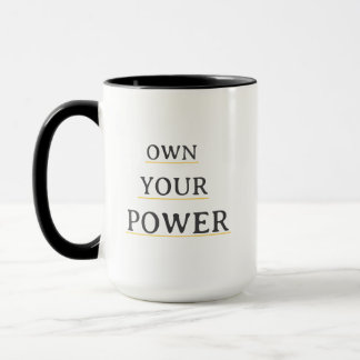 Taza Tipografía mínima | Q motivacional