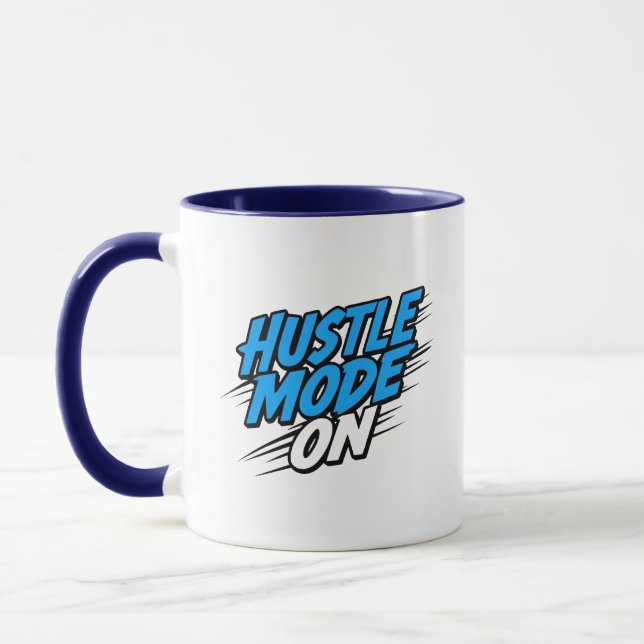 Taza Tipografía Moderna Cepillada para Personas Dinámic (Izquierda)