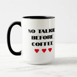 Taza tipografía moderna de citas divertidas en blanco y